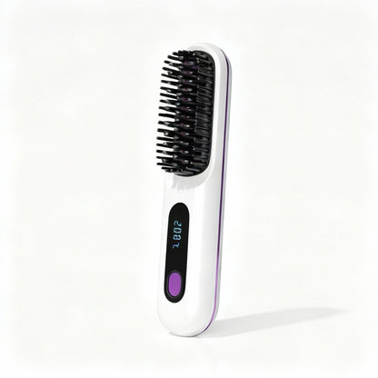 [NEW] Numoya Portable Straightener Brush - GoBrush PRO